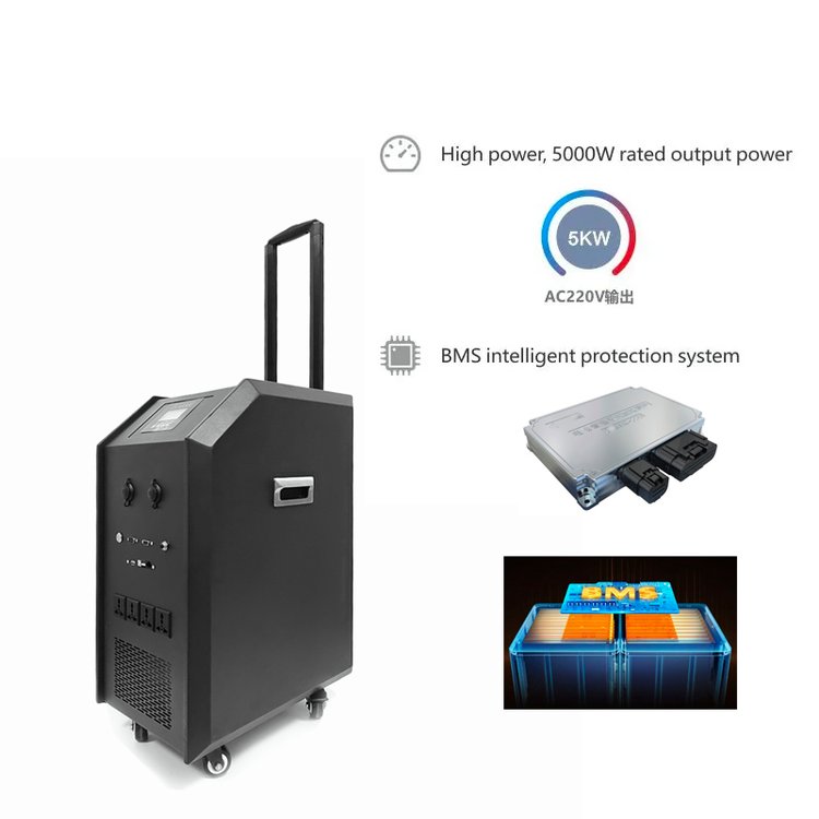 5kW 5kWh Trolley-style Outdoor Energy Storage Box