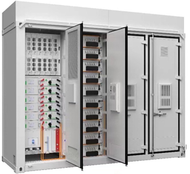 Liquid-cooled energy storage container system